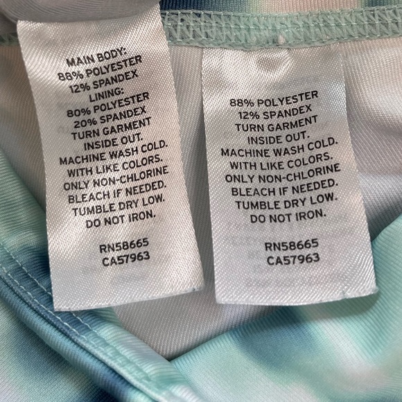 Z by Zella Leggings & Sports Bra Set Green & White Girls Size M (8-10) - Picture 11 of 12